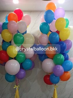 ลูกโป่ง แสดงความยินดี ช่อลูกโป่ง 50 ลูก 2 ช่อ ลูกโป่งยาง 18" 2 ลูก ลูกโป่ง 12" 48 ลูก ธีมหลากสี พร้อมตกแต่ง สามารถเปลี่ยนสีลูกโป่ง/เปลี่ยนข้อความ/เปลี่ยนขนาดได้