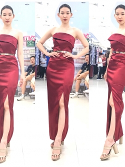 ชุดเพื่อนเจ้าสาว ชุดราตรียาว Lotus - Stylish-Fold