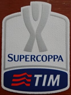 อาร์มสัญลักษณ์ฟุตบอล การแข่งขันฟุตบอลโคปป้า อิตาเลีย - SUPER COPPA ITALIA 2011/16 PLAYER SIZE ใหม่ / SUPER COPPA ITALIA National Football League PLAYER SIZE Football Patch/Badge - SUPER COPPA ITALIA 2011/16 NEW