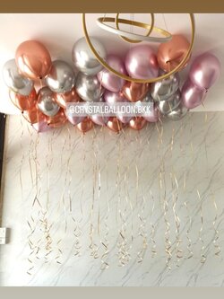 ลูกโป่ง วันเกิดเด็ก ลูกโป่งลอยฝ้า 50 ลูก หลากสี พร้อมตกแต่ง สามารถเปลี่ยนสีลูกโป่งได้