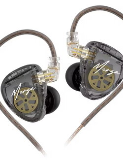 KZ Merga หูฟัง IEMs 2 ไดรเวอร์ Dynamic เบสทรงพลัง เส้นโค้งเสียงที่ดีเยี่ยม ประกันศูนย์ไทย