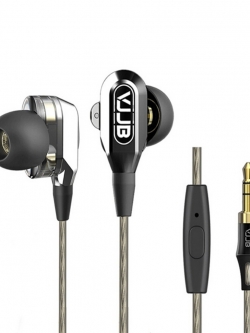 ขาย VJJB V1S (มีไมค์ในตัว) สุดยอดหูฟัง 2 ไดรเวอร์ คุณภาพเสียงระดับ HD