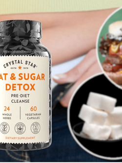 Crystal Star, Fat & Sugar Detox 60 Vegetarian Capsules
