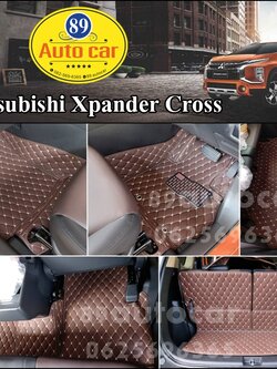 พรม6D ปูพื้นรถยนต์ เข้ารูป Mitsubishi Xpander เข้ารูป