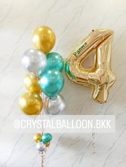 ลูกโป่ง วันกิดเด็ก ลูกโป่งแบบช่อ ช่อ 7 ลูก 1 ช่อ พร้อม ฟอยล์ตัวเลข ขนาด 40" 1ชิ้น พร้อมตกแต่ง สามารถเปลี่ยนสี ฟอยล์ตัวเลขได้สามารถเปลี่ยนสีลูกโป่ง/สามารถติดข้อความบนลูกโป่งได้/เปลี่ยนสีข้อความหรือฟอนต์ได้