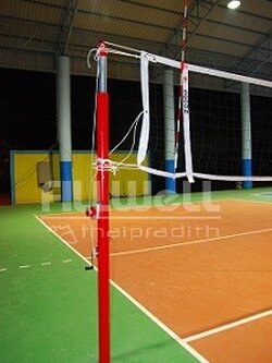 เสาวอลเลย์บอลฝังพื้น