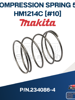 COMPRESSION SPRING 56 เครื่องสกัดคอนกรีต Makita มากีต้า HM1214C [#10] P/N.234086-4 (แท้) ##