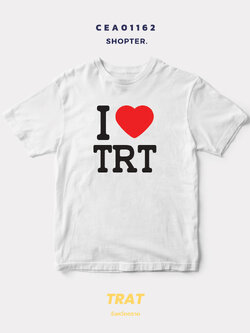 เสื้อยืด พิมพ์ลาย I LOVE TRT (ตราด) รหัส CEA01162 #SOdAtee #SOdAPrintinG