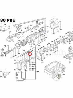 GST 80 PBE [#40/171] บูช เลื่อยจิกซอว์ BOSCH บอส (แท้-สั่ง)