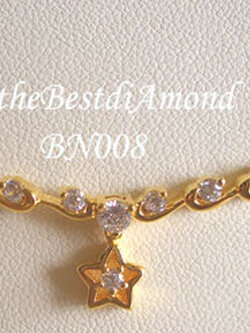 +++BN008-18+++สร้อยเพชรรูปดาว+++แบบน่ารักมากค่ะ แอบหรูนิดๆ ไม่เวอร์มาก ใส่ออกงานได้สบายเลยค่ะ หรือใส่ทำงานก็ยังไหวค่ะ
