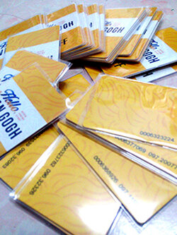 สกรีนบัตร access พร็อกซิมิตี้การ์ด 125 khz แบบสไตล์คุณ