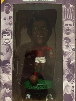 ตุ๊กตาโมเดลนักฟุตบอล ยูเซบิโอ ทีมชาติโปรตุเกส โครินเธียน โปรสตาร์ - ProStars XL Limited Edition Millennium Series ใหม่ / EUSEBIO PORTUGAL National Football Team Corinthian ProStars Football Figure - ProStars Elite Limited Edition Millennium Series NEW