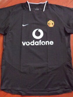 เสื้อฟุตบอล ทีมสโมสรแมนเชสเตอร์ ยูไนเต็ด ชุดเยือน 2003/05 L-Size / MANCHESTER UNITED Football Shirt Away Kit 2003/05 Jersey L-Size