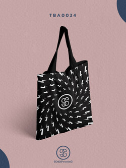 กระเป๋าผ้าแคนวาส พิมพ์ลาย ThunderBolts TBA0024 #SOdABag #SOdAPrintinG #กระเป๋า #กระเป๋าผ้า