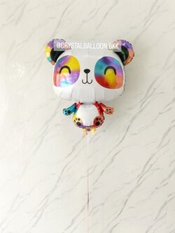 ลูกโป่ง วันเกิดเด็ก ฟอยล์ Panda Anagram 1 ชิ้น พร้อมตกแต่ง สามารถเปลี่ยน-ฟอยล์ตกแต่งได้