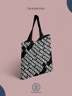 กระเป๋าผ้าแคนวาส พิมพ์ลาย SOdAOriginal II TBA00103 #SOdABag #SOdAPrintinG #กระเป๋า #กระเป๋าผ้า