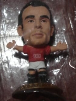 ตุ๊กตาโมเดลนักฟุตบอล ด.เบอร์บาตอฟ สโมสรแมนเชสเตอร์ ยูไนเต็ด โครินเธียน ไมโครสตาร์ - EPL 09 Series 18/2009 Gold Base - MC12158 ใหม่ / D.BERBATOV MANCHESTER UNITED Football Club Corinthian MicroStars Football Figure - EPL 09 Series 18/2009 Gold Base - MC121