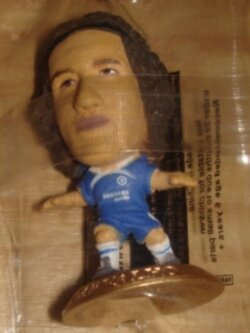 ตุ๊กตาโมเดลนักฟุตบอล ร.คาร์วัลโญ่ สโมสรเชลซี โครินเธียน ไมโครสตาร์ - EPL 07/08 Series 16/2007 Gold Base - MC11191 ใหม่ / R.CARVALHO CHELSEA Football Club Corinthian MicroStars Football Figure - EPL 07/08 Series 16/2007 Gold Base - MC11191 NEW