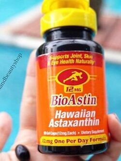 # ผิวนุ่ม # Nutrex Hawaii, BioAstin, Hawaiian Astaxanthin, 12 mg, 50 Gel Caps