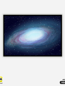 ภาพตกแต่งบ้านสำเร็จรูป Milky Way Galaxy VGA00028 #SOdAcollection #ภาพตกแต่งบ้านสไตล์ดวงดาวและอวกาศ #ดวงดาว #อวกาศ #กาแลคซี่ #GALAXY #UNIVERSE