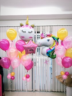 ลูกโป่ง วันเกิดเด็ก Theme Unicorn 1 ชิ้น พร้อม ช่อฟอยล์หัว Unicorns พร้อม ฟอยล์ดาว ขนาด 24" ช่อ 7 ลูก 1 ช่อ,ช่อลูกโป่ง ช่อ 7 ลูก 2 ช่อ พร้อมตกเเต่ง สามารถเปลี่ยนสีลูกโป่ง/เปลี่ยนข้อความ/เปลี่ยนฟอยล์ตกแต่งได้