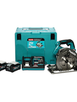 ชุดเครื่องเลื่อยวงเดือนไร้สาย มากีต้า 40 โวลต์ Makita มากีต้า รุ่น HS004GM201 (แท้) ##