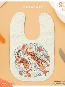 ผ้าซับน้ำลาย ลาย Tiger Collection7 รหัส DBA00020 #SOdAbaby