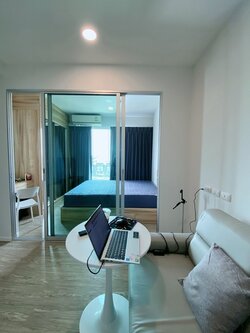 ให้เช่า แฮปปี้คอนโด ดอนเมือง เดอะ เทอมินอล ตึกA 25 ตร.ม.เฟอร์ครบ มีเครื่องซักผ้า ใกล้สนามบินดอนเมือง