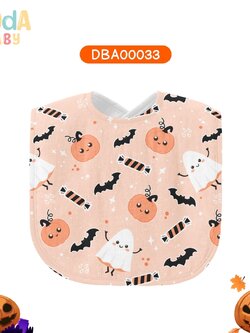 ผ้าซับน้ำลาย ฮาโลวีน Baby Halloween รหัส DBA00033 👻💜 #ฮาโลวีน #Halloween #SOdAbaby