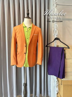 พร้อมเช่า ชุดสูทชาย แฟชั่น Set คละสี