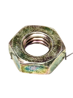 น็อตล็อคปลายแกนเฟือง เครื่องตัด มาคเทค-Maktec MT410 [#32] Pn.252170-3 (แท้) ##