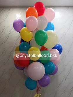 ลูกโป่ง แสดงความยินดี ช่อลูกโป่ง 50 ลูก 1 ช่อ ลูกโป่งยาง 18" 2 ลูก ลูกโป่ง 12" 48 ลูก ธีมหลากสี พร้อมตกแต่ง สามารถเปลี่ยนสีลูกโป่ง/เปลี่ยนข้อความ/เปลี่ยนขนาดได้