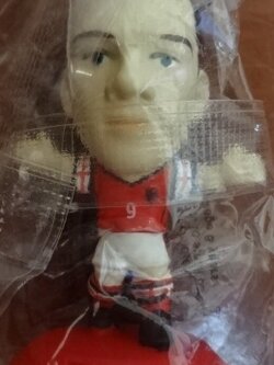 ตุ๊กตาโมเดลนักฟุตบอล ว.รูนี่ย์ ทีมชาติอังกฤษ โครินเธียน ไมโครสตาร์ - Series 9/2004 Red Base - MC2430 ใหม่ / W.ROONEY ENGLAND National Football Team Corinthian MicroStars Football Figure - Series 9/2004 Red Base - MC2430 NEW