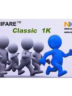 พิมพ์การ์ดมายแฟร์ 13.56 Mhz สกรีนบัตร access พิมพ์แบบลูกค้า