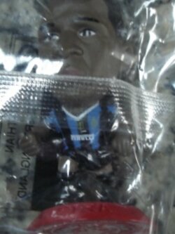 ตุ๊กตาโมเดลนักฟุตบอล ป.วิเอร่า สโมสรอินเตอร์ มิลาน โครินเธียน ไมโครสตาร์ - Series 15/2006 Red Base - MC9359 ใหม่ / P.VIEIRA INTER MILAN Football Club Corinthian MicroStars Football Figure - Series 15/2006 Red Base - MC9359 NEW