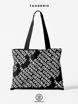 กระเป๋าผ้าช็อปเปอร์ SOdA Original II รหัส TAA00013 #SOdABag #SOdAPrintinG #กระเป๋าShopper #กระเป๋าผ้าสะท้อนน้ำ