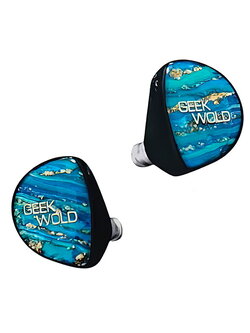 Geek Wold GK100 หูฟัง Hybrid 9 ไดรเวอร์ 2BA+3DD+4PZT พร้อมสาย Hakugei ประกันศูนย์ไทย