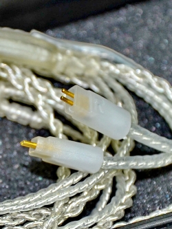 ขายสายเปลี่ยนหูฟัง KZ ZS3 / ZST / ED12 สายทองแดงชุบเงินถัก