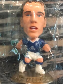 ตุ๊กตาโมเดลนักฟุตบอล ฟ.เนวิลล์ สโมสรเอฟเวอร์ตัน โครินเธียน ไมโครสตาร์ - EPL 09 Series 18/2009 Gold Base - MC12166 ใหม่ / P.NEVILLE EVERTON Football Club Corinthian MicroStars Football Figure - EPL 09 Series 18/2009 Gold Base - MC12166 NEW