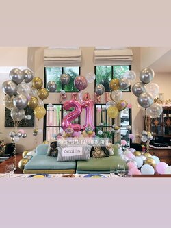 ลูกโป่ง วันเกิด สุดเซอร์ไพรส์ ชุดใหญ่ ไฟกระพริบ มอบความประทับใจแด่คนพิเศษ พร้อมตกแต่ง สุดอลัง