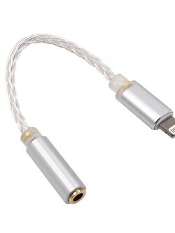 ขาย KZ Lightning to 3.5mm สายทองแดง OFC ชุบเงินถัก