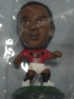 ตุ๊กตาโมเดลนักฟุตบอล อันเดอร์สัน สโมสรแมนเชสเตอร์ ยูไนเต็ด โครินเธียน ไมโครสตาร์ - WorldStars Series 19/2010 Green Base - MC12493 ใหม่ / ANDERSON MANCHESTER UNITED Football Club Corinthian MicroStars Football Figure - WorldStars Series 19/2010 Green Base