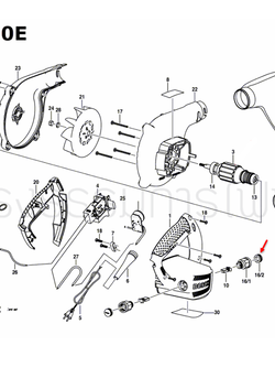 ฝาปิดซองถ่าน Bosch บอช GBL800E [#16/2] Pn.F002G31245 (แท้)##