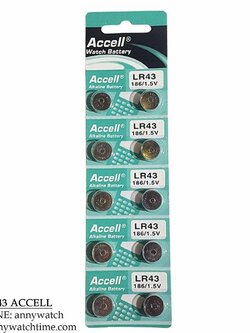 ถ่าน LR43 ACCELL