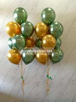 ลูกโป่ง วันเกิด ลูกโป่งช่อ 9 ลูก 2 ช่อ พร้อมตกเเต่ง สามารถเปลี่ยนสีลูกโป่ง/ข้อความสามารถเพิ่มได้