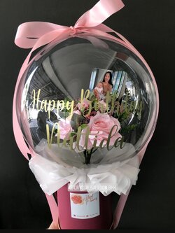 Flower Box With Photo กล่องดอกไม้ประดิษฐ์ 3 ดอก หรือ ดอกกุหลาบ Premium 1 ดอก สามารถใส่รูปได้ มอบแด่คนพิเศษ สามารถเปลี่ยนชนิดดอกไม้/เปลี่ยนสีได้