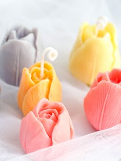 พิมพ์ซิลิโคน ดอกทิวลิป