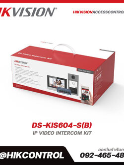IP Video Intercom Kit รุ่น DS-KIS604-S(B)