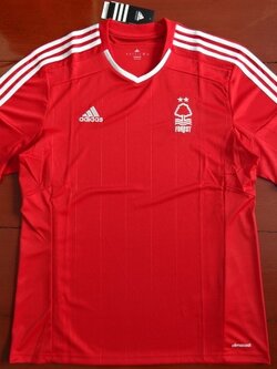 เสื้อฟุตบอล ทีมสโมสรน็อตติ้งแฮม ฟอเรสต์ ชุดเหย้า 2014/15 ใหม่ L-Size / NOTTINGHAM FOREST Football Shirt Home Kit 2014/15 Jersey NEW L-Size