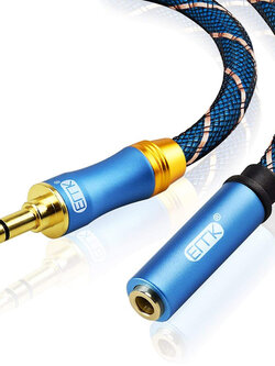 ขาย ERTK AUX Premium สายเพิ่มความยาวหูฟัง เกรดพรีเมี่ยม สายหนังงู
